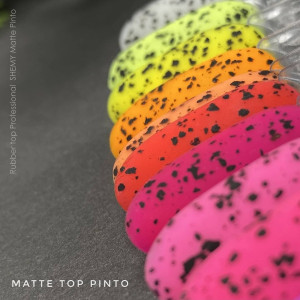 Топ для нігтів матовий з крапками Shemy Pinto, 8 мл.. Photo 2
