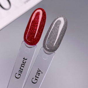 Гель-лак світловідбивний Shemy Lightning Grey, 8 мл.. Photo 3